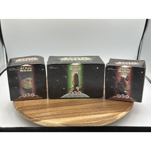 Vintage 1999 Star Wars Episode I Phantom Menace Taco Bell Pizza Hut KFC Toys Lot - Picture 1 of 8